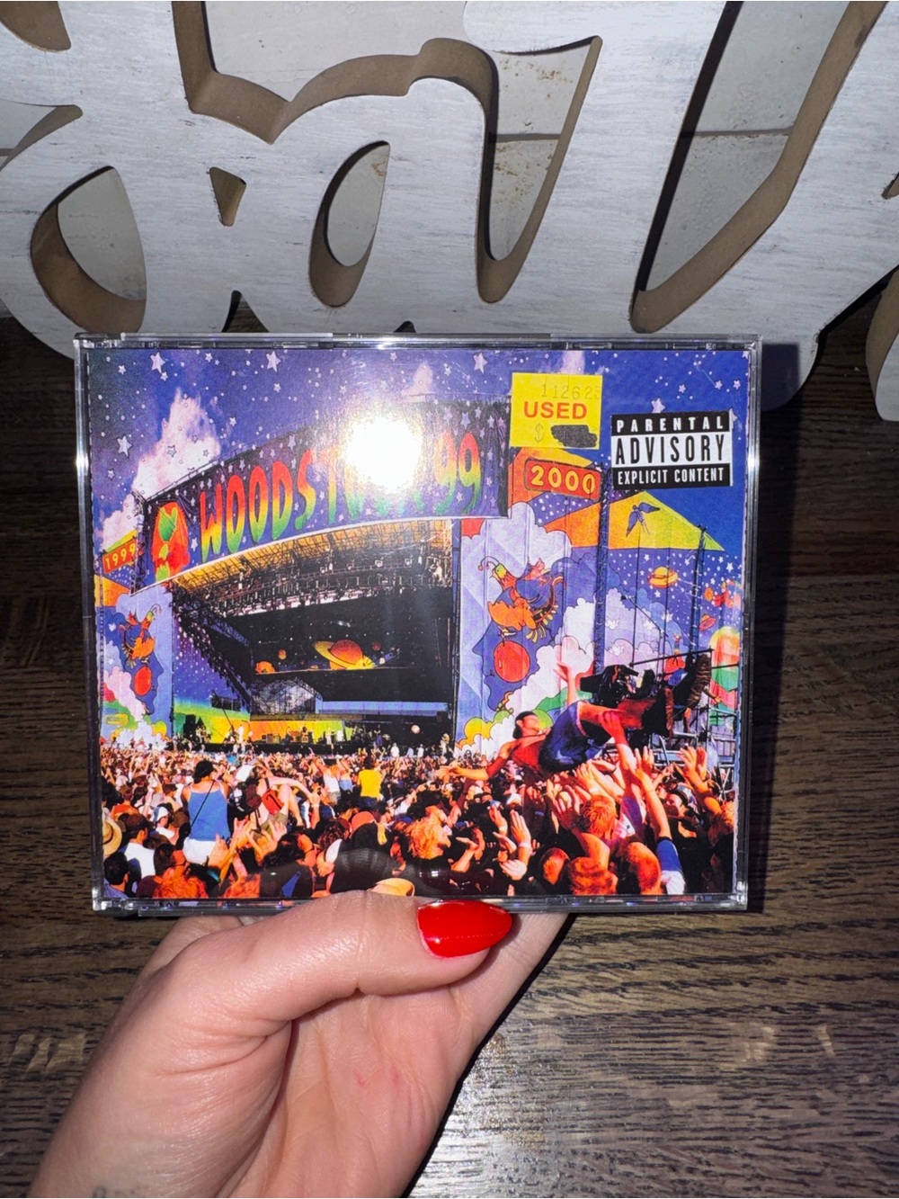 Woodstock 1999 & 2000 CD - Colorful Live Festival Artwork